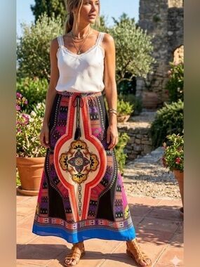Flying Tomato Brilliant Maxi Skirt in Size Small